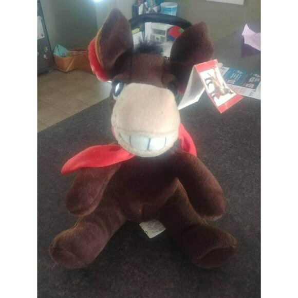 VTG Retro 7 Eleven store Ramone  Donkey Mule plush Canadian 90's Cafe Cooler - Picture 1 of 7